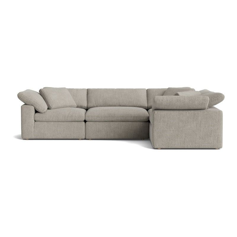 Canapé d'angle modulaire 4 pièces Movie Night™ fermé, grand, couleur avoine