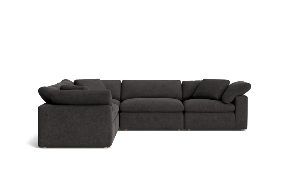 Canapé d'angle modulaire 5 pièces Movie Night™ fermé, grand, Dark Shadow