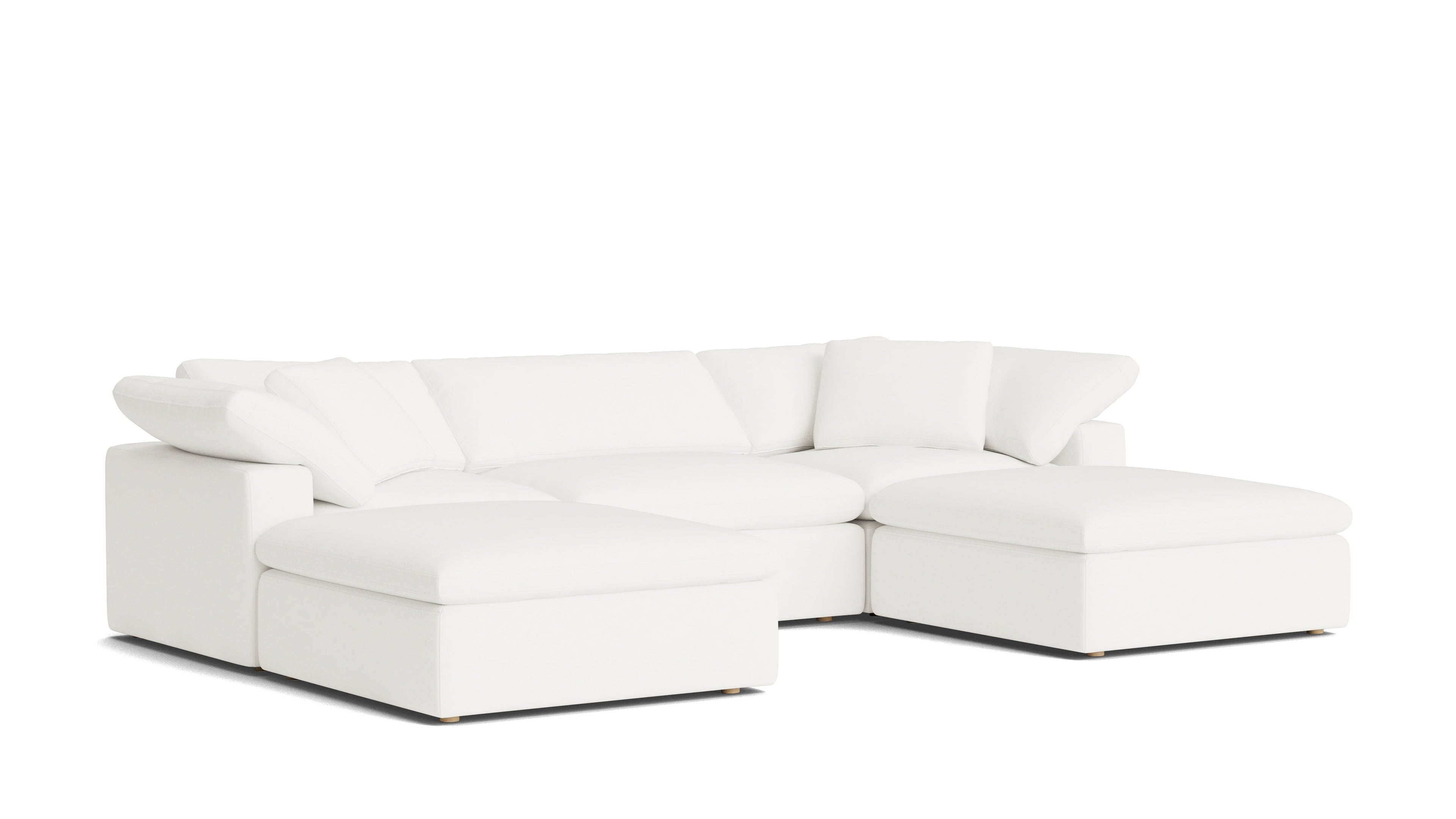 Canapé d'angle modulaire en U 5 pièces Movie Night™, grand modèle, Brie