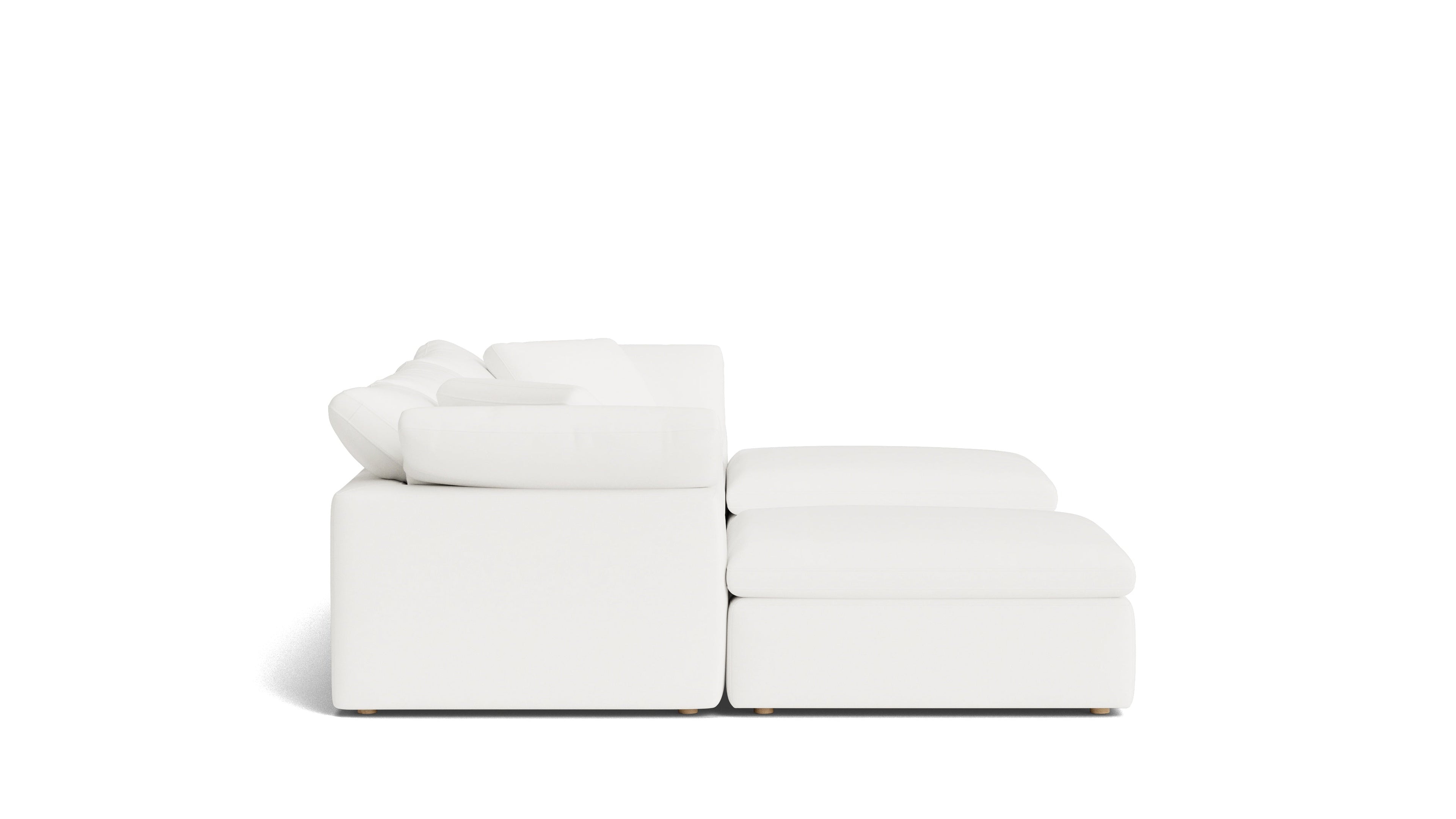 Canapé d'angle modulaire en U 5 pièces Movie Night™, grand modèle, Brie