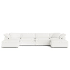 Canapé d'angle modulaire en forme de U 6 pièces Movie Night™, grand modèle, Brie