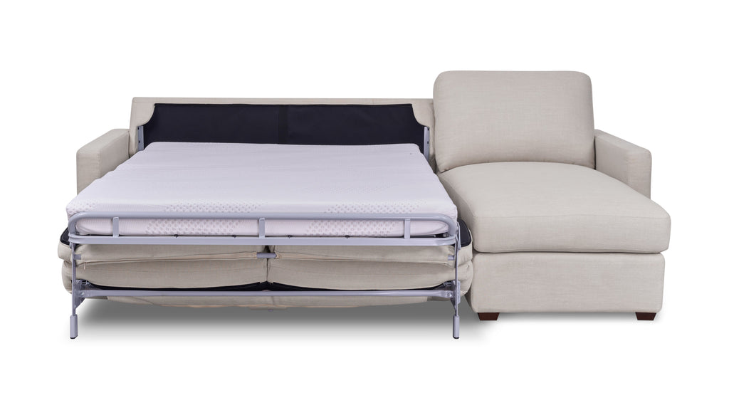 Canapé-lit d'angle Sleep Over (gauche ou droite), grand format, couleur argile