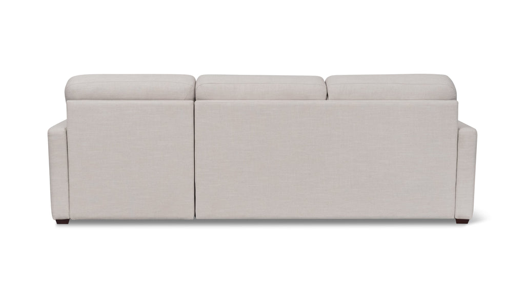 Canapé-lit d'angle Sleep Over (gauche ou droite), grand format, couleur argile