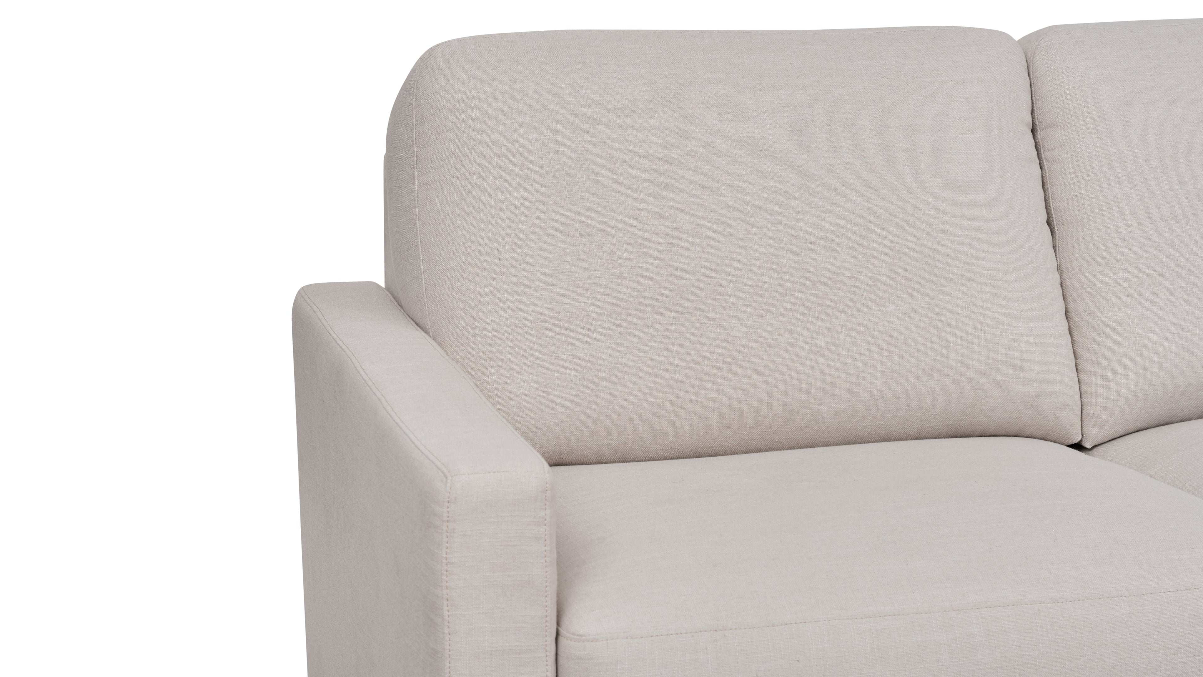 Canapé-lit d'angle Sleep Over (gauche ou droite), grand format, couleur argile