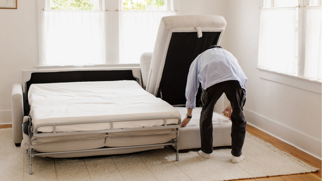 Canapé-lit d'angle Sleep Over (gauche ou droite), grand format, couleur argile