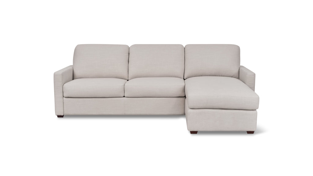 Canapé-lit d'angle Sleep Over (gauche ou droite), grand format, couleur argile