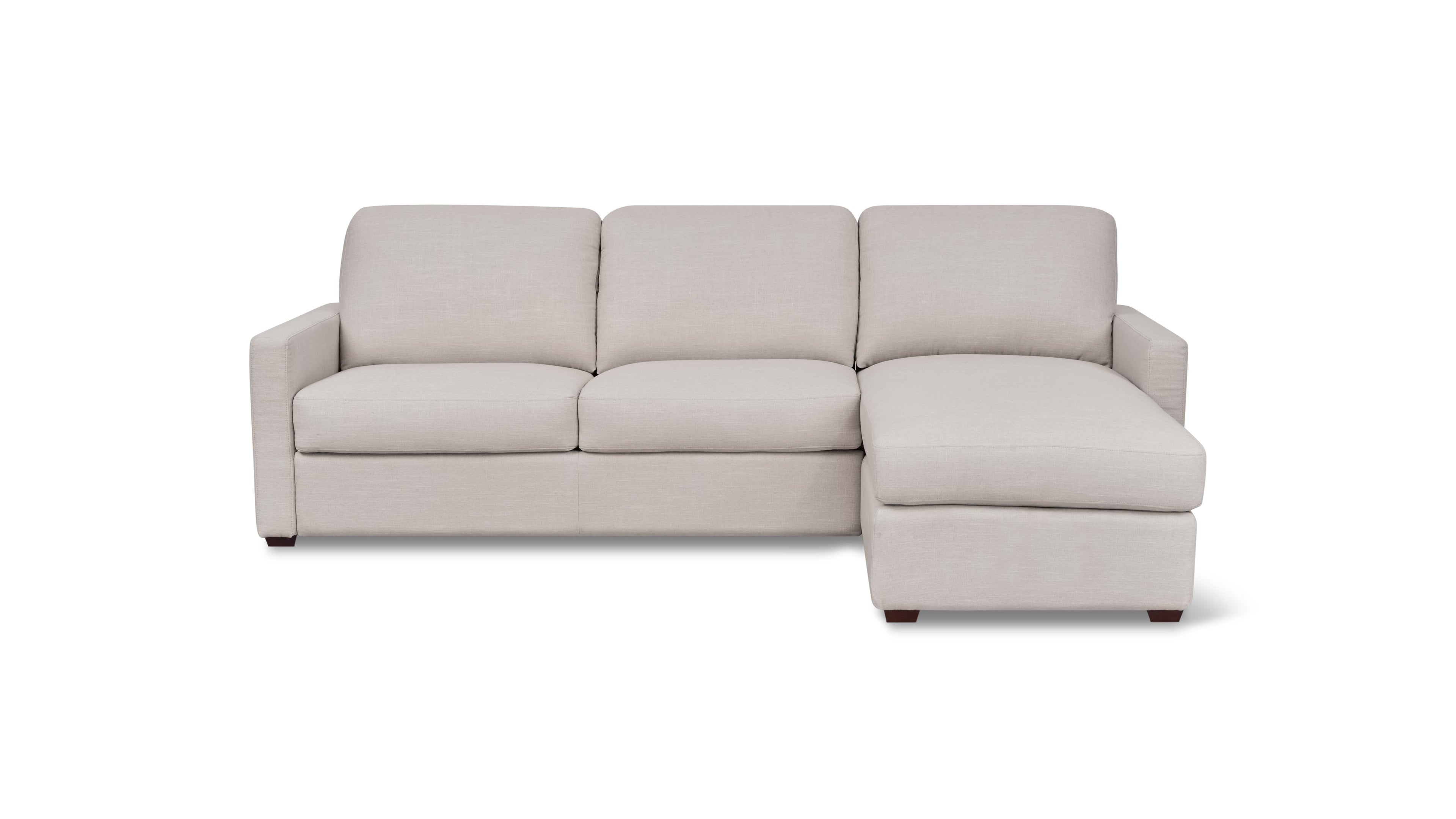 Canapé-lit d'angle Sleep Over (gauche ou droite), grand format, couleur argile