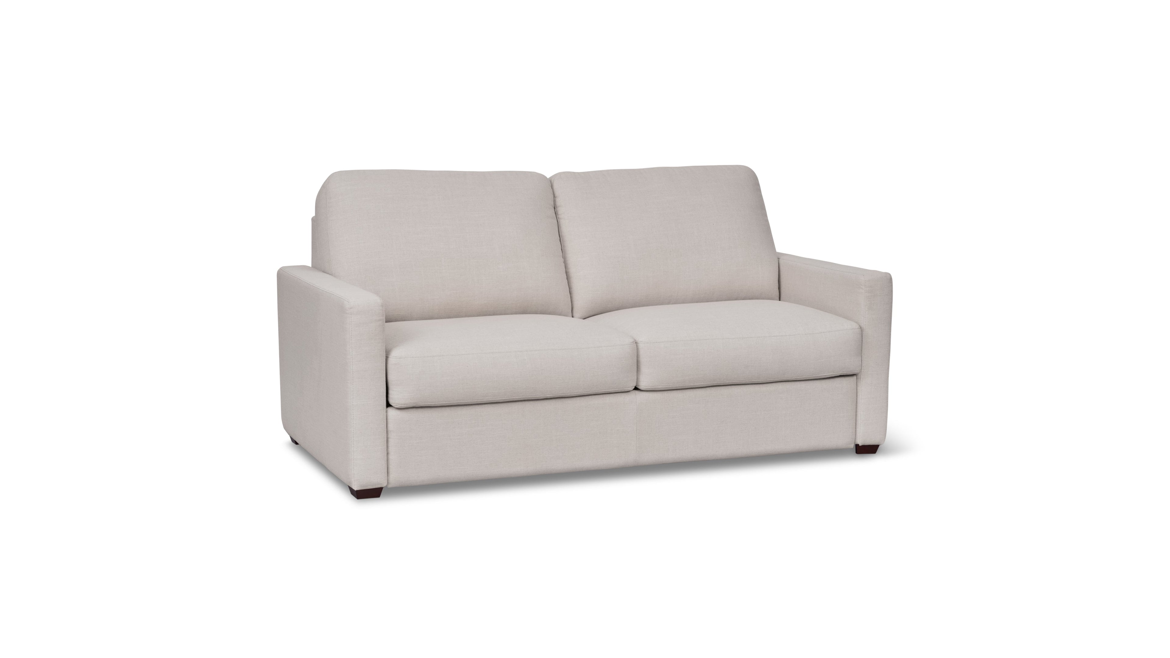 Canapé-lit pour une nuitée, grand, couleur argile