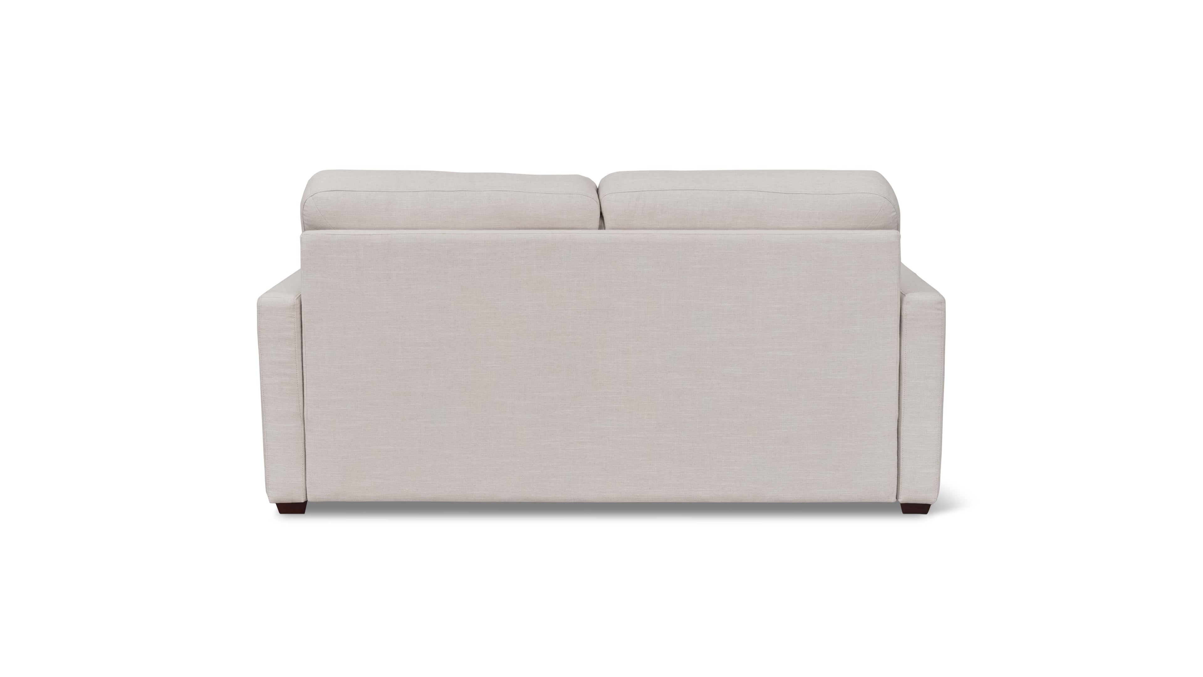 Canapé-lit pour une nuitée, grand, couleur argile