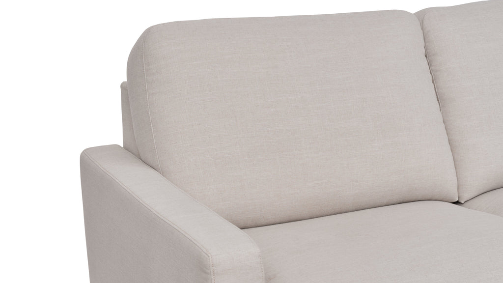 Canapé-lit pour une nuitée, grand, couleur argile