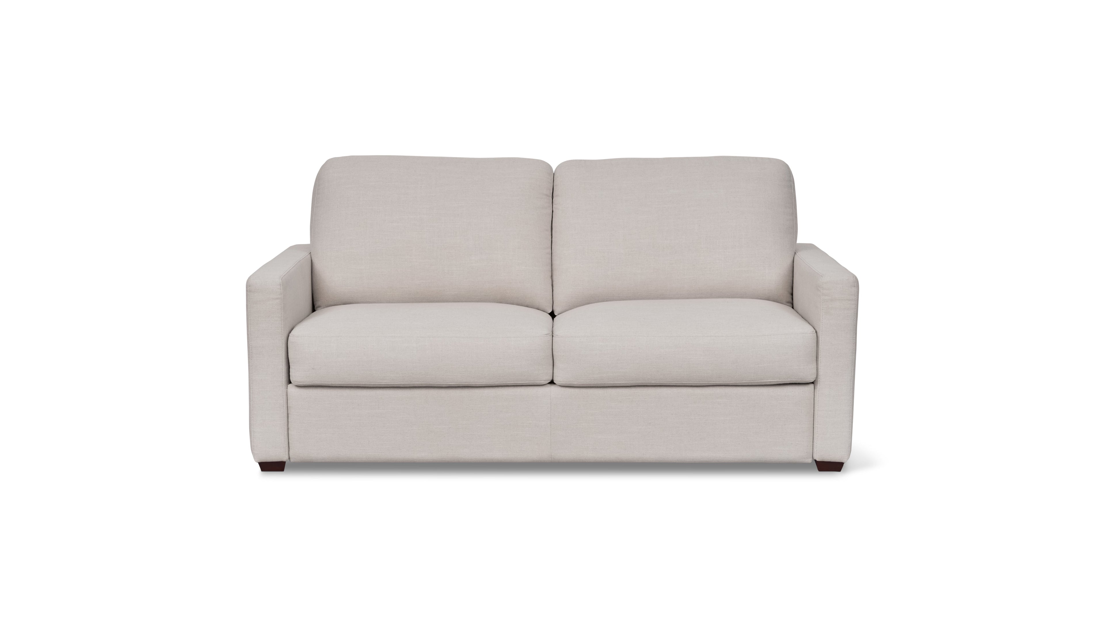 Canapé-lit pour une nuitée, grand, couleur argile