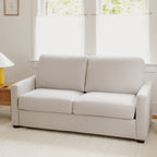 Canapé-lit pour une nuitée, grand, couleur argile