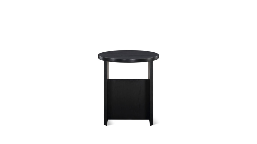 Tabouret de campagne, chêne noir