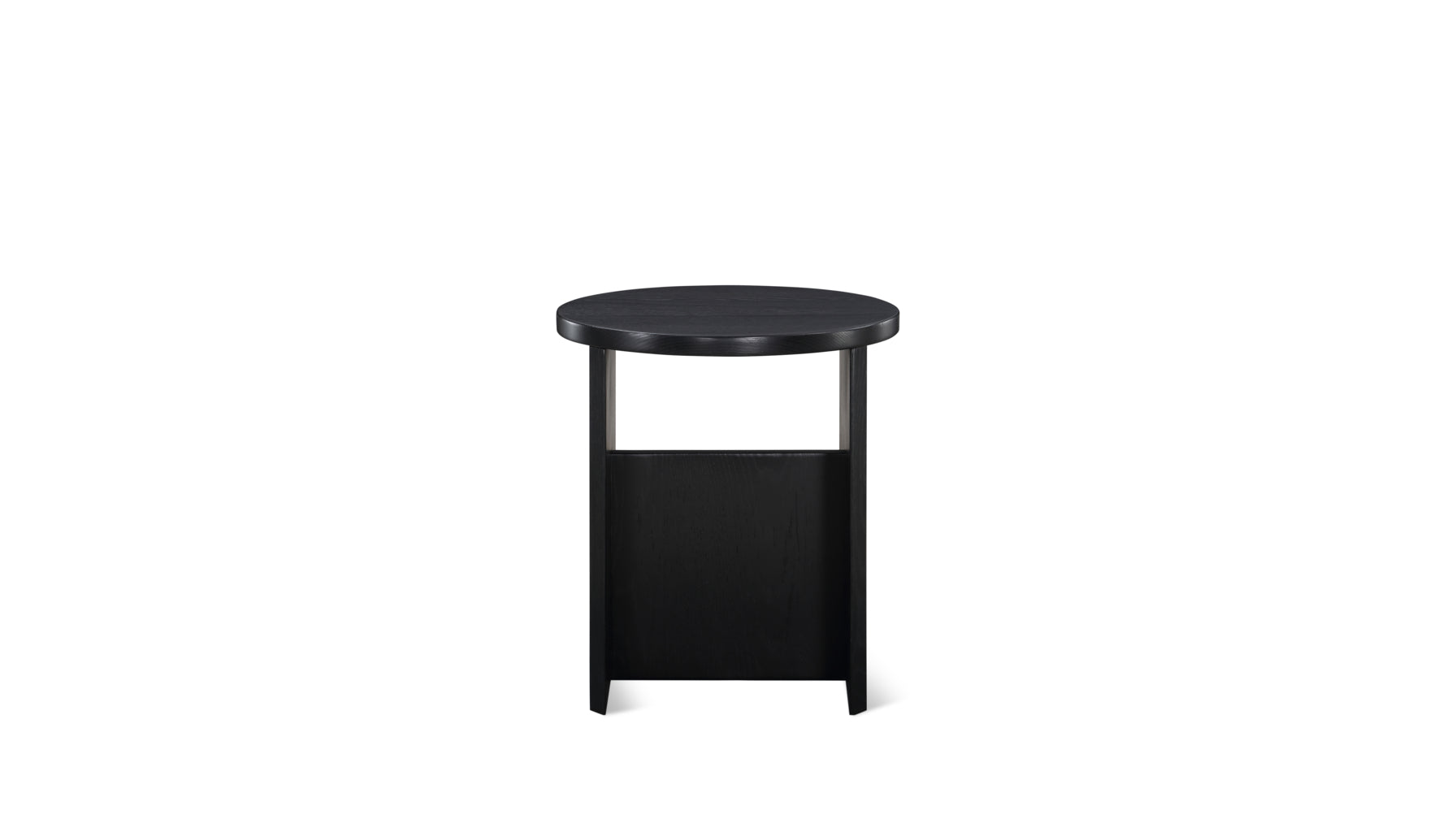Tabouret de campagne, chêne noir