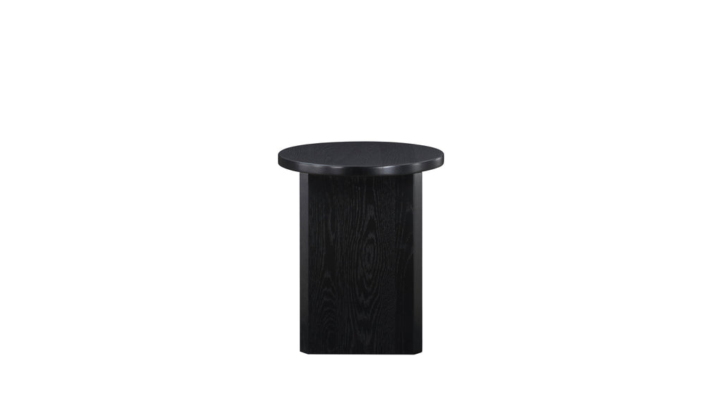 Tabouret de campagne, chêne noir