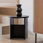 Tabouret de campagne, chêne noir