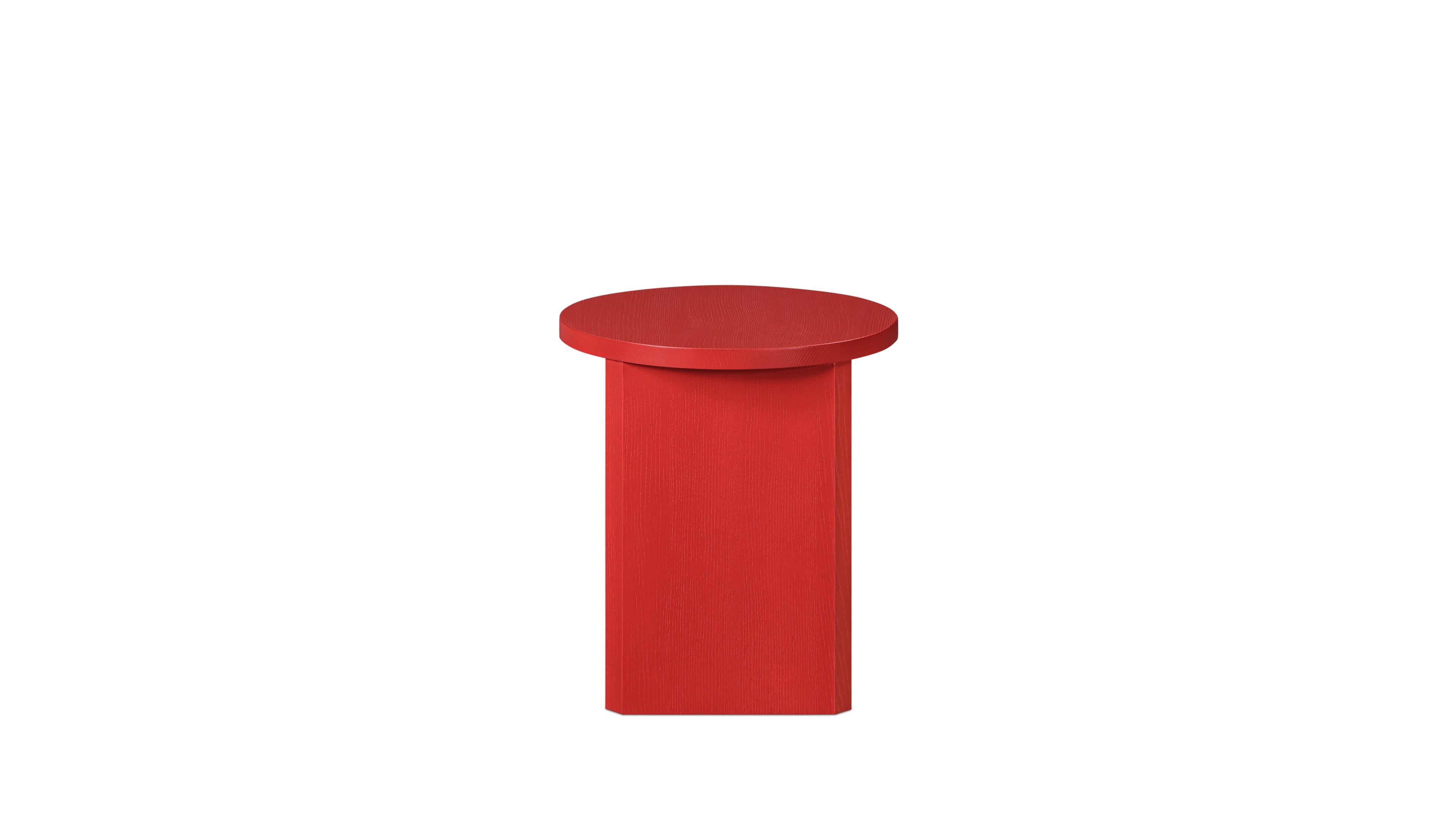 Tabouret de campagne, édition limitée, coquelicot