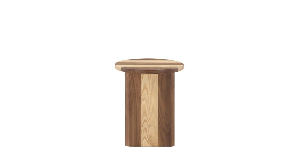 Tabouret de campagne, édition limitée, rayé