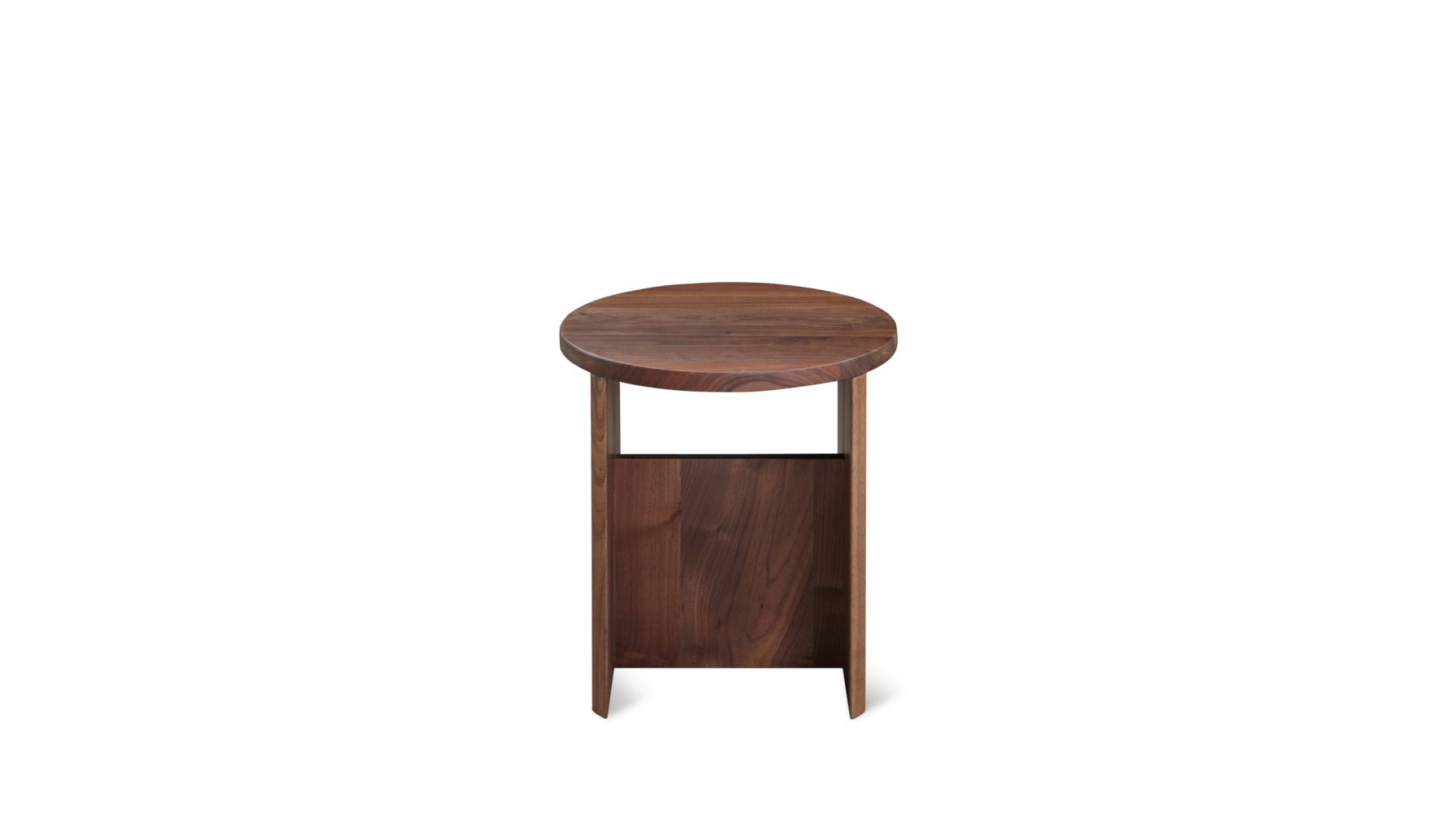 Tabouret de campagne, noyer américain