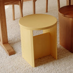 Tabouret de campagne, édition limitée, citron