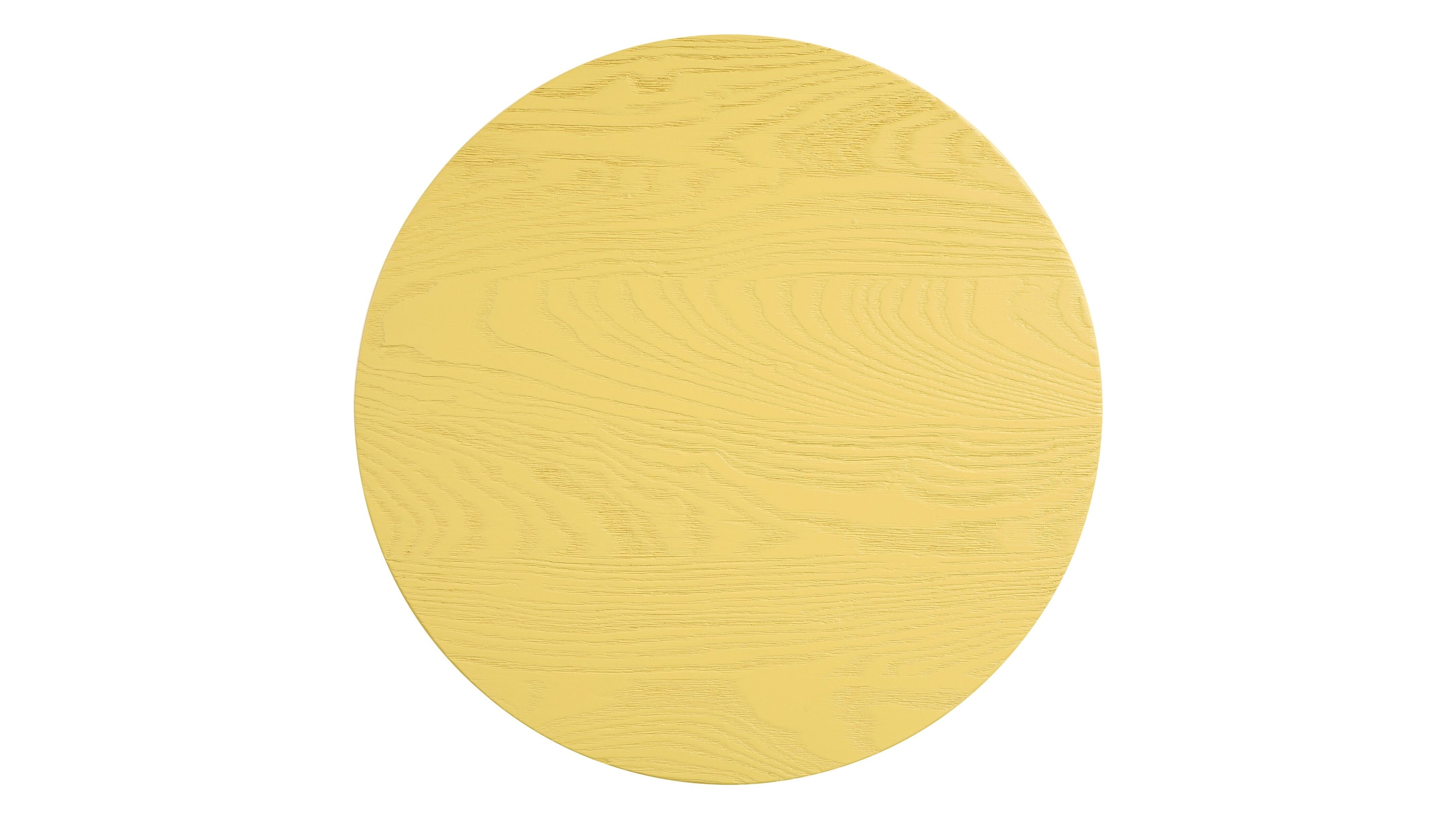 Tabouret de campagne, édition limitée, citron