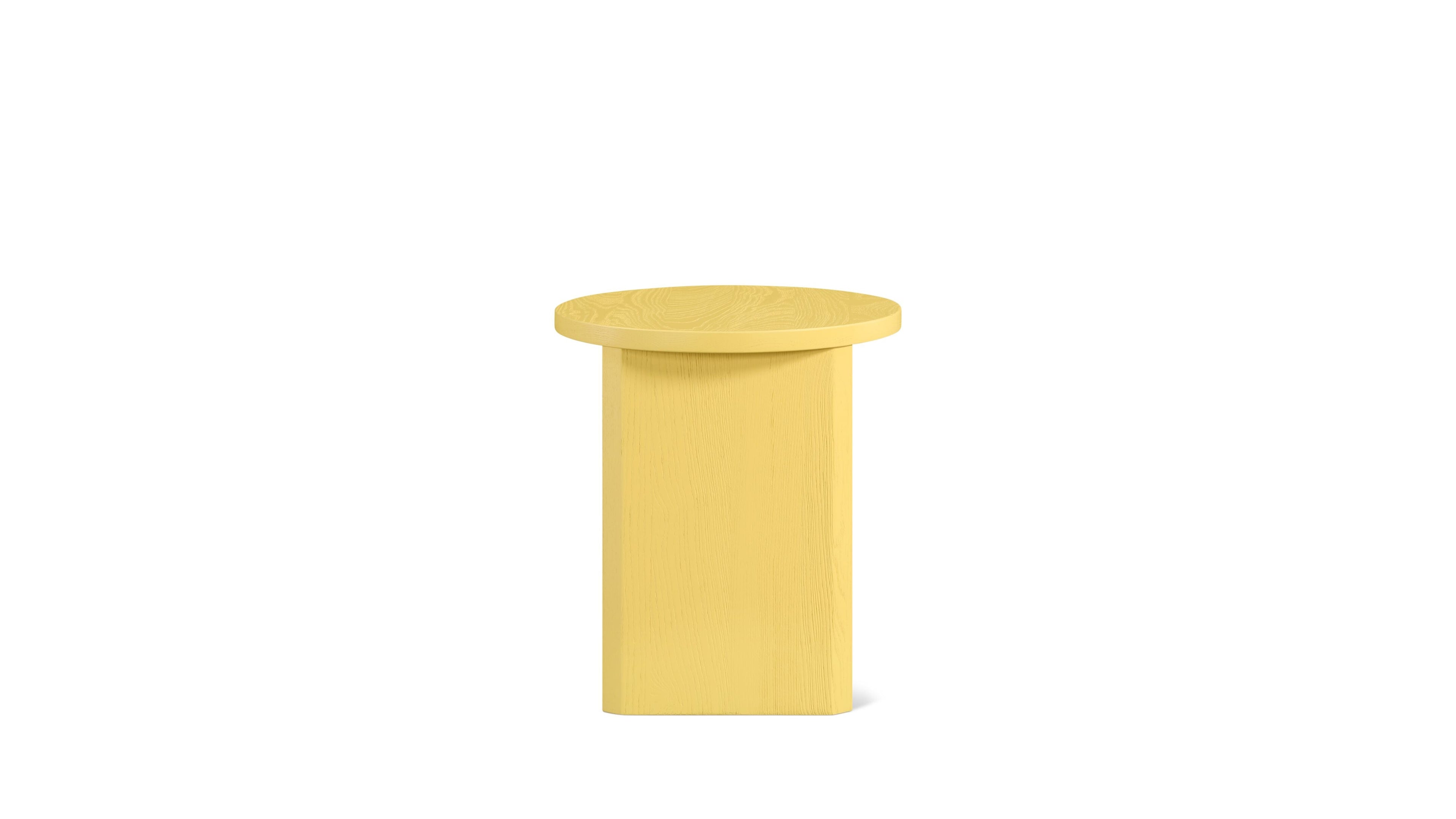 Tabouret de campagne, édition limitée, citron