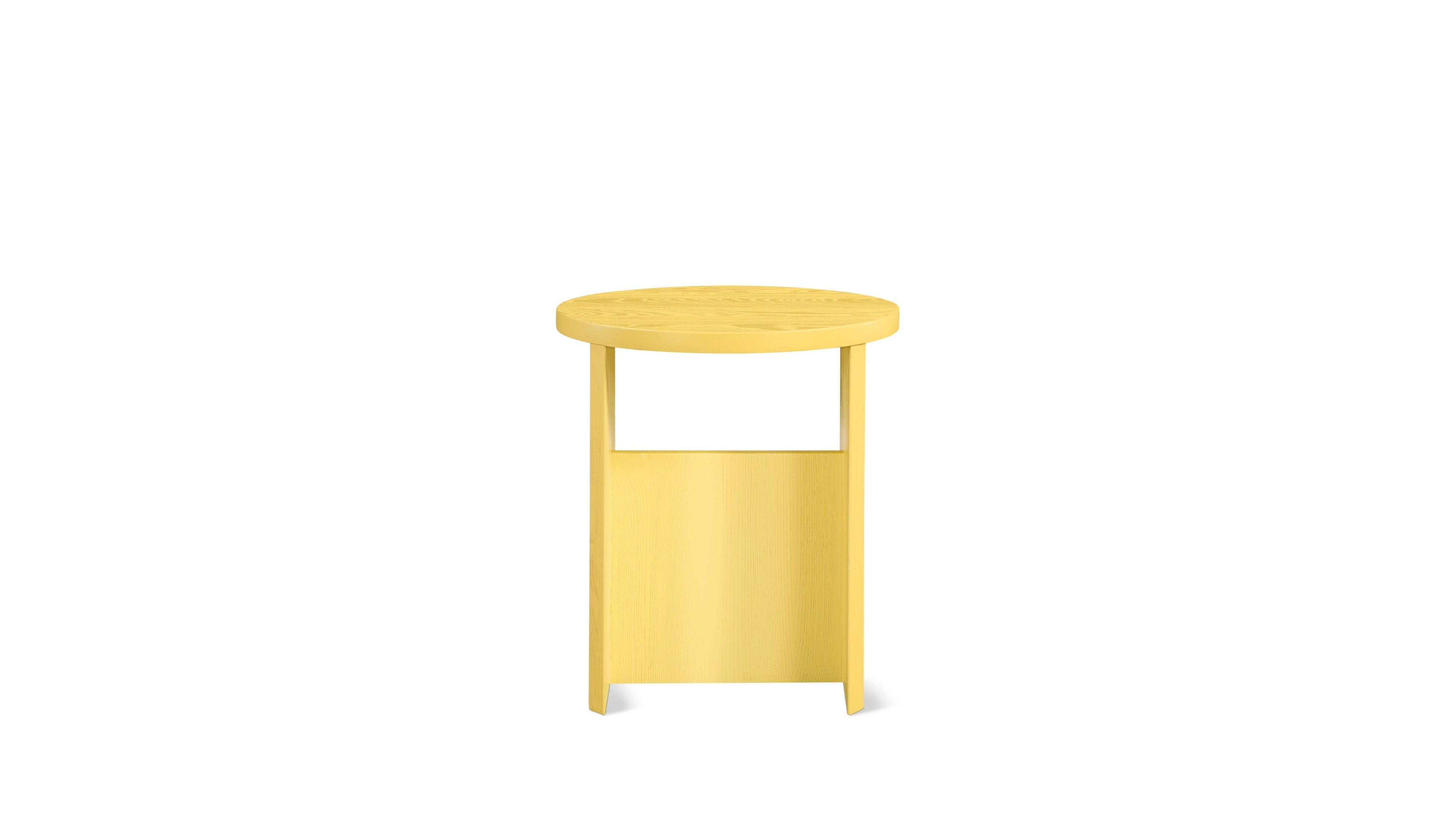 Tabouret de campagne, édition limitée, citron