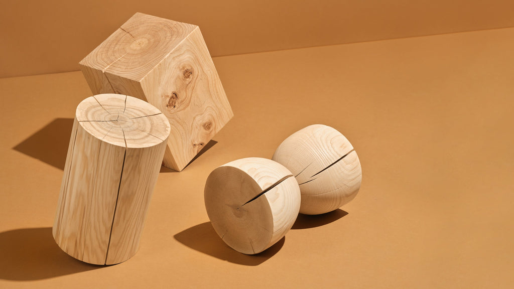 Tabouret de la côte ouest, frêne