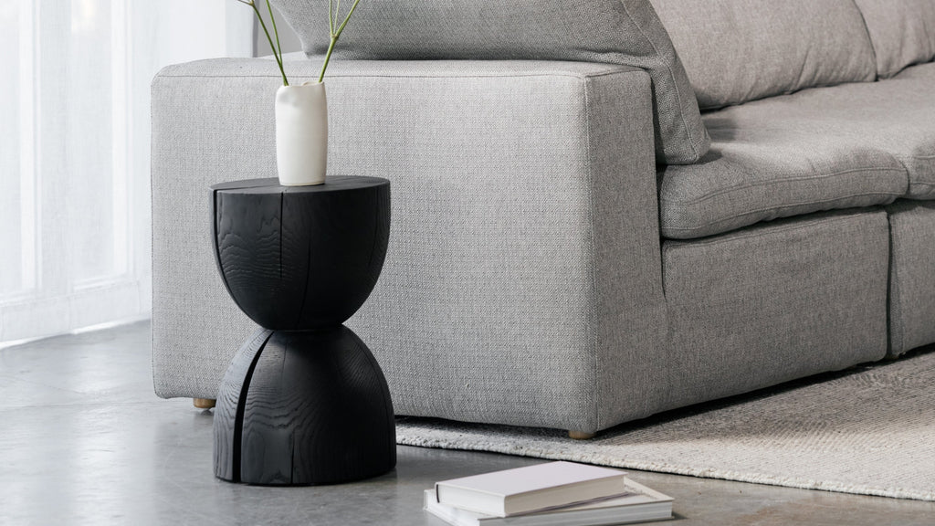 Tabouret de la côte ouest, frêne noir