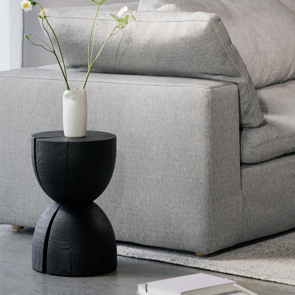 Tabouret de la côte ouest, frêne noir