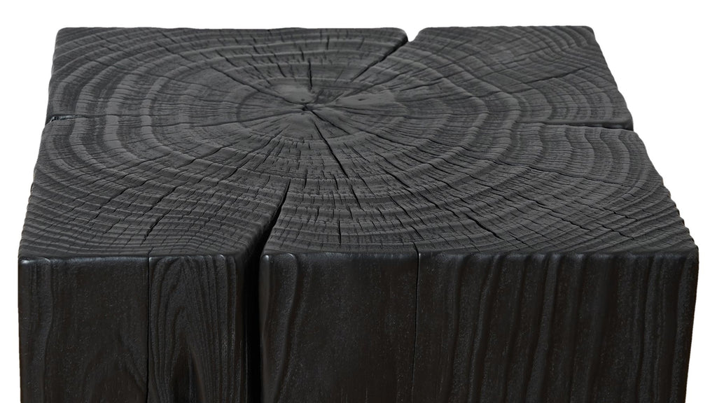 Tabouret d'Amalfi, pin brûlé