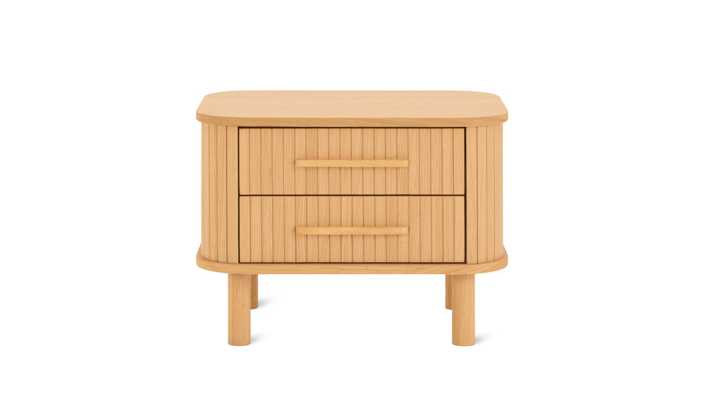 Table de chevet Easy Edge, tout en bois, chêne blanc