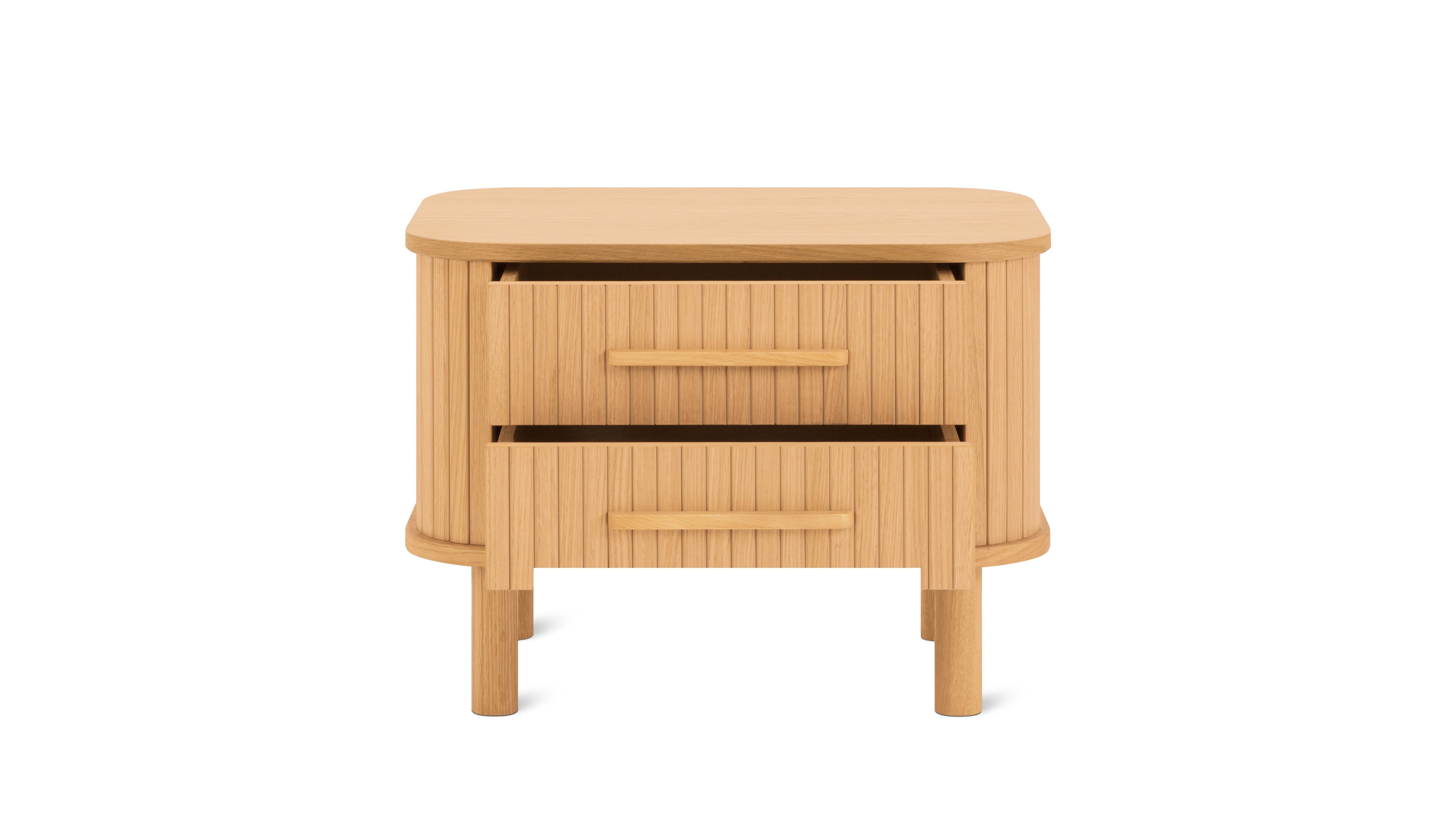 Table de chevet Easy Edge, tout en bois, chêne blanc