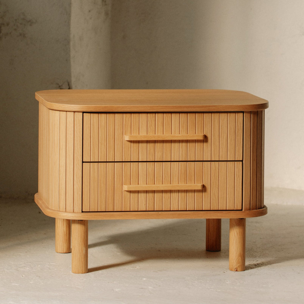 Table de chevet Easy Edge, tout en bois, chêne blanc