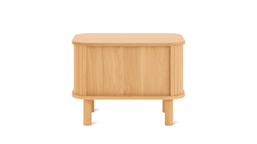 Table de chevet Easy Edge, tout en bois, chêne blanc