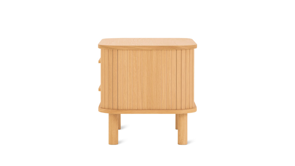 Table de chevet Easy Edge, tout en bois, chêne blanc