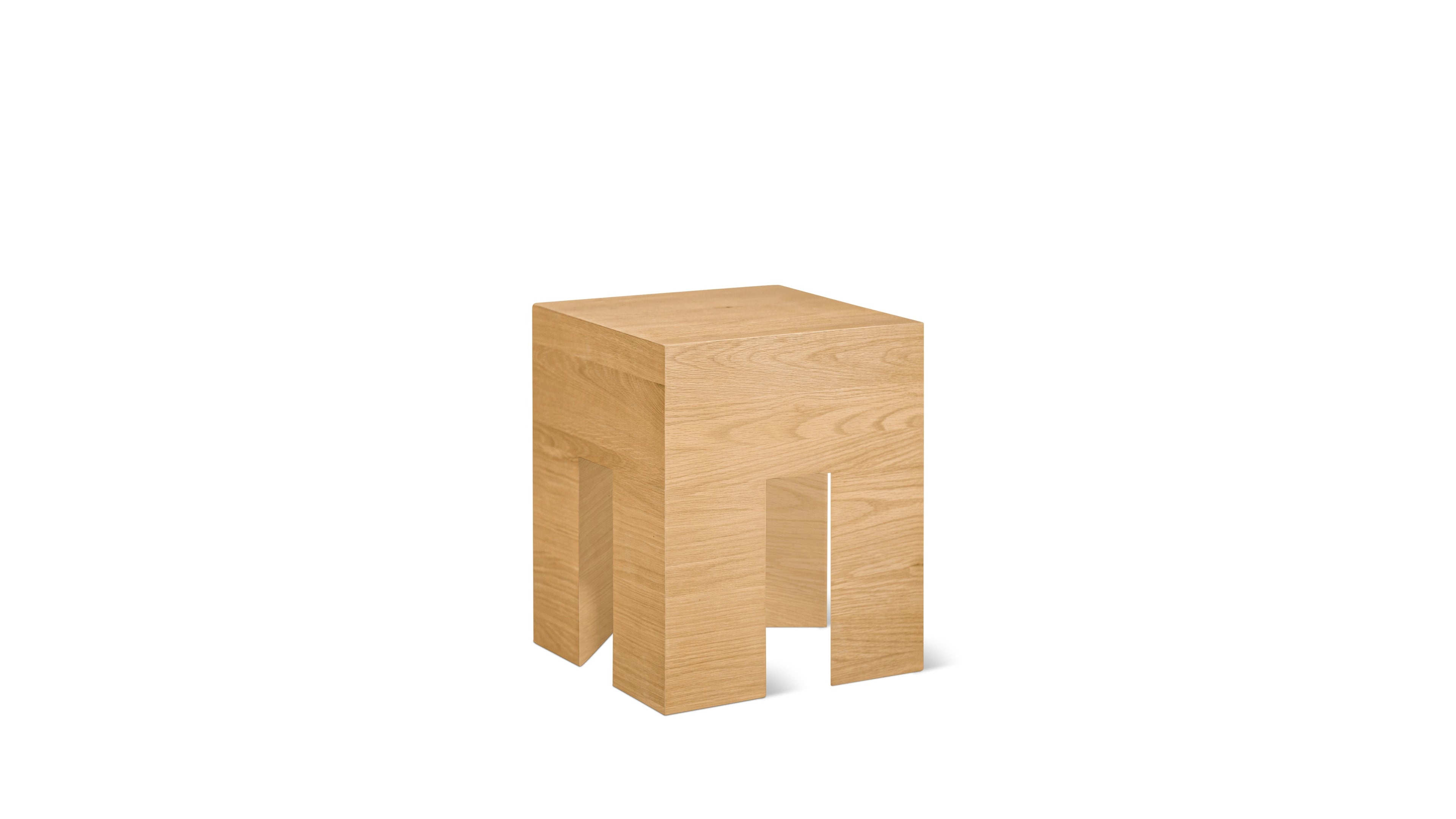 Table d'appoint On The Block, chêne