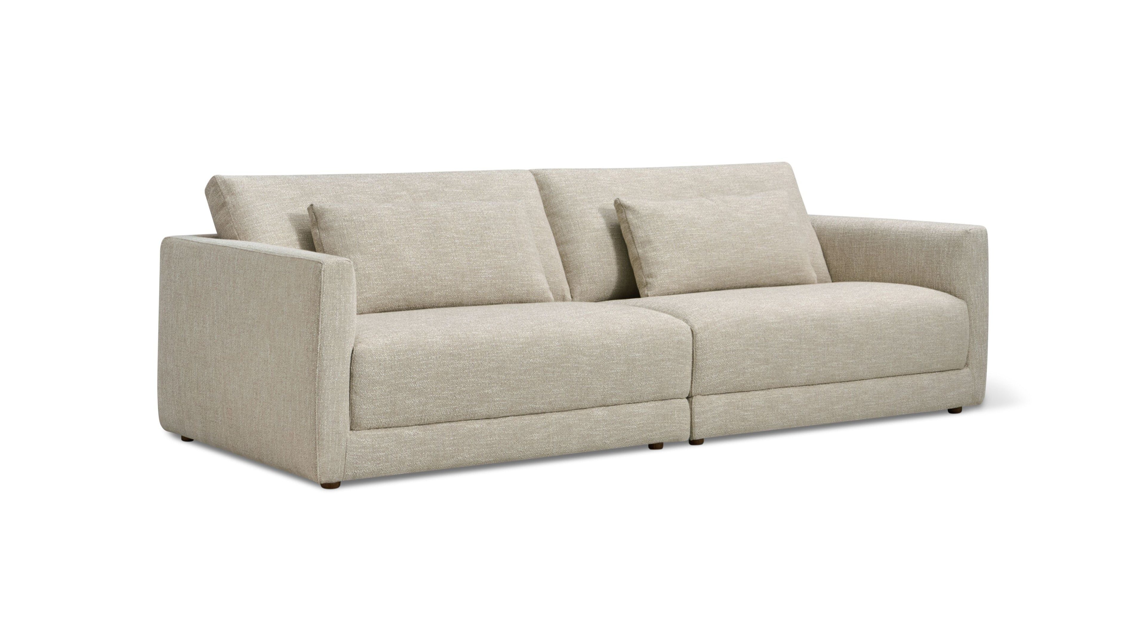 Canapé modulaire 2 pièces Wind Down, lin