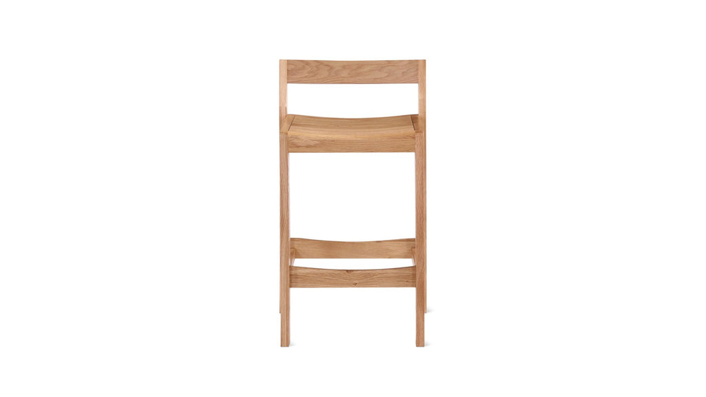 Tabouret de bar Plane, comptoir, chêne