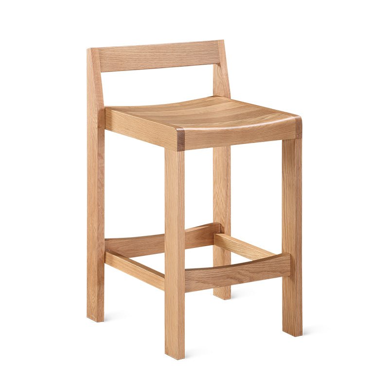 Tabouret de bar Plane, comptoir, chêne