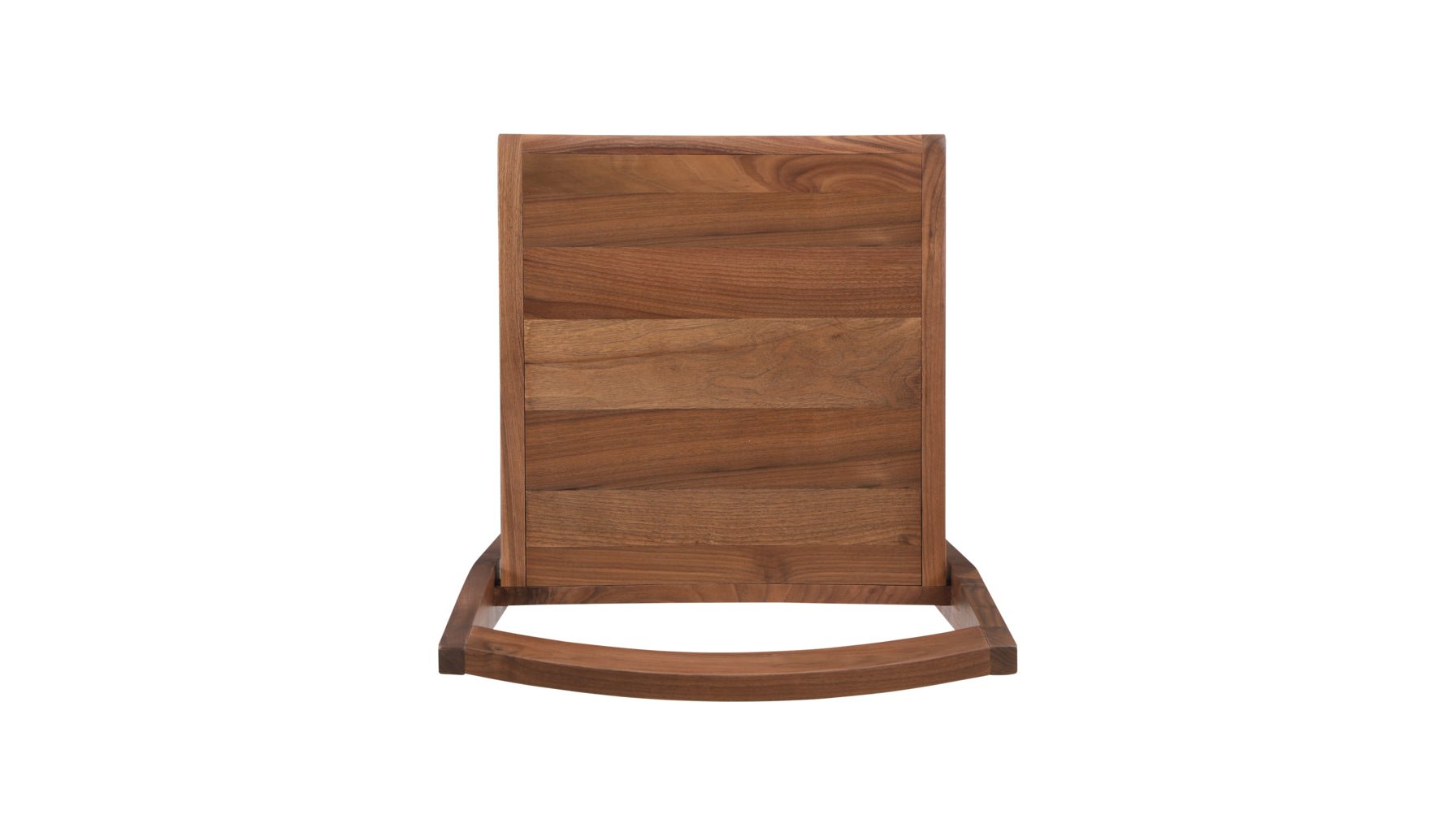 Tabouret de bar Plane, en noyer américain