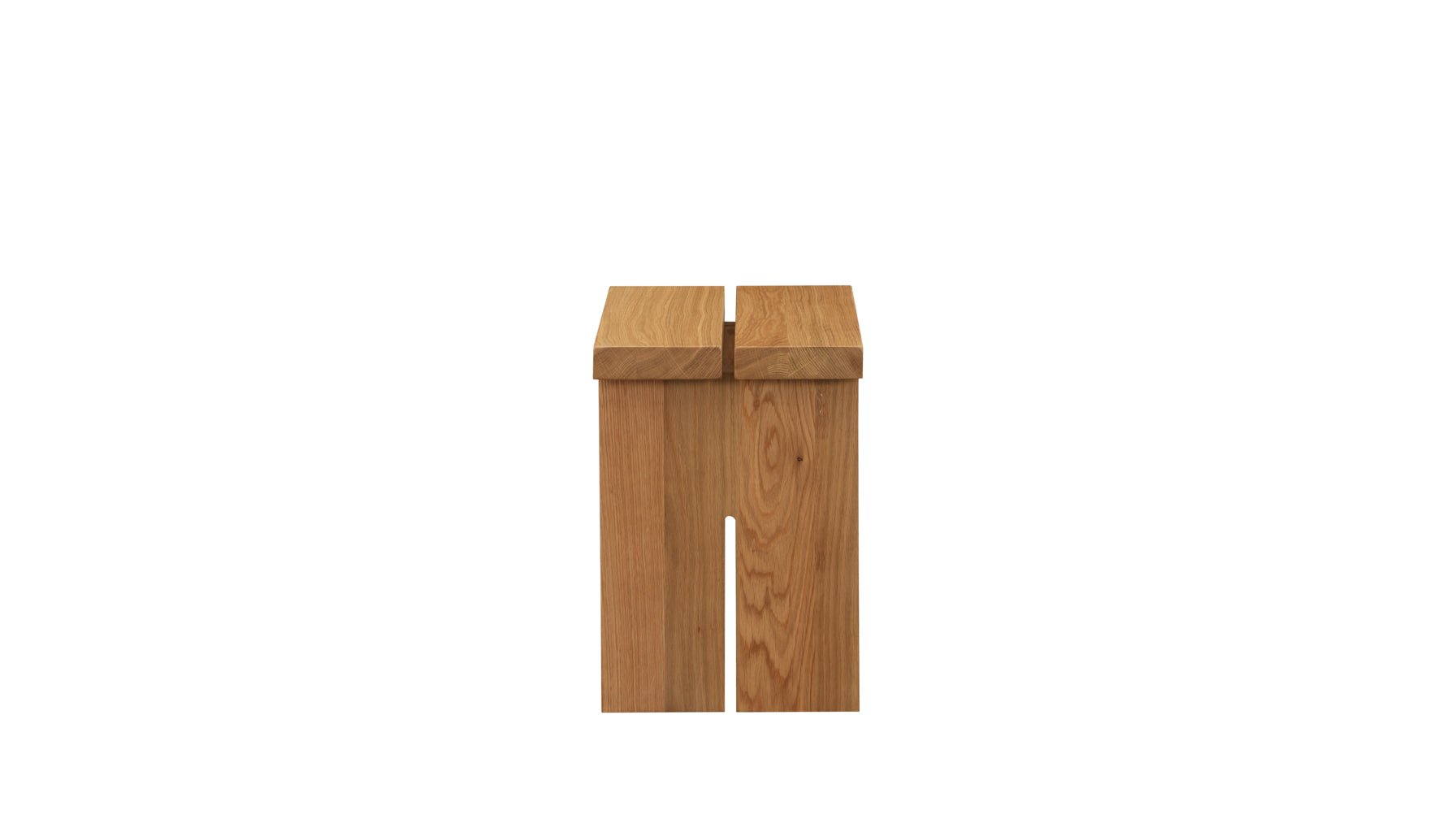 Tabouret rabot, chêne