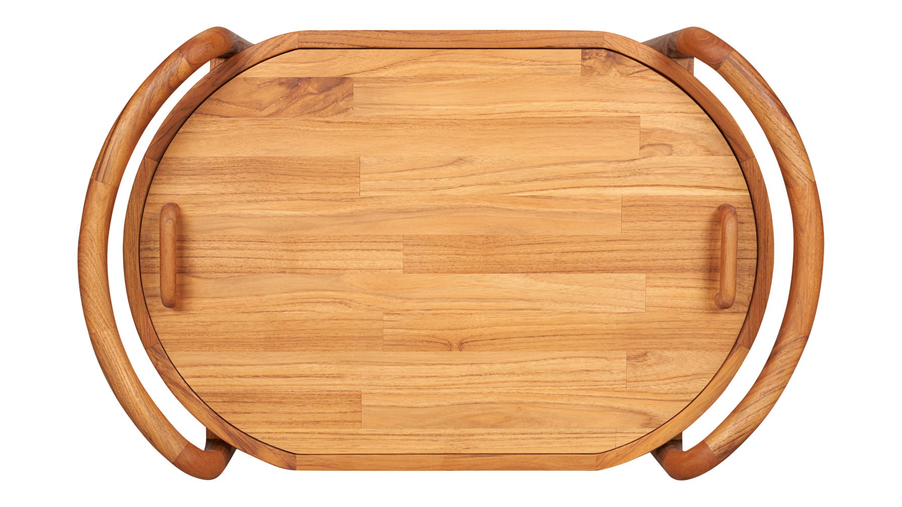 Chariot de bar Stir It Up, en teck