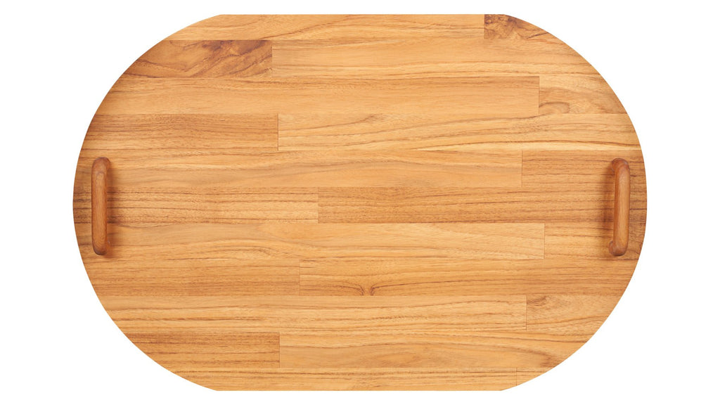 Chariot de bar Stir It Up, en teck