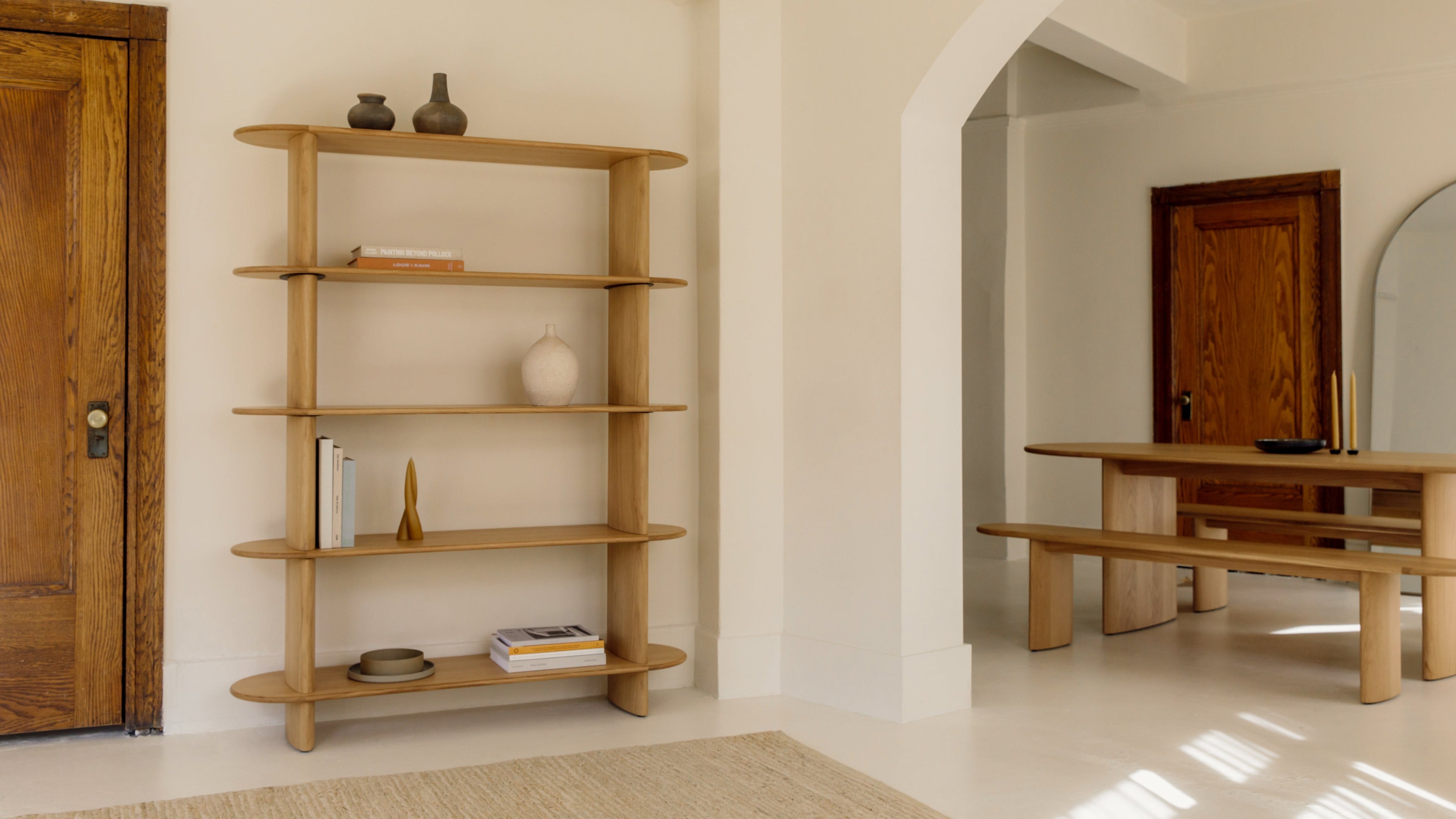 Bibliothèque Union, chêne blanc