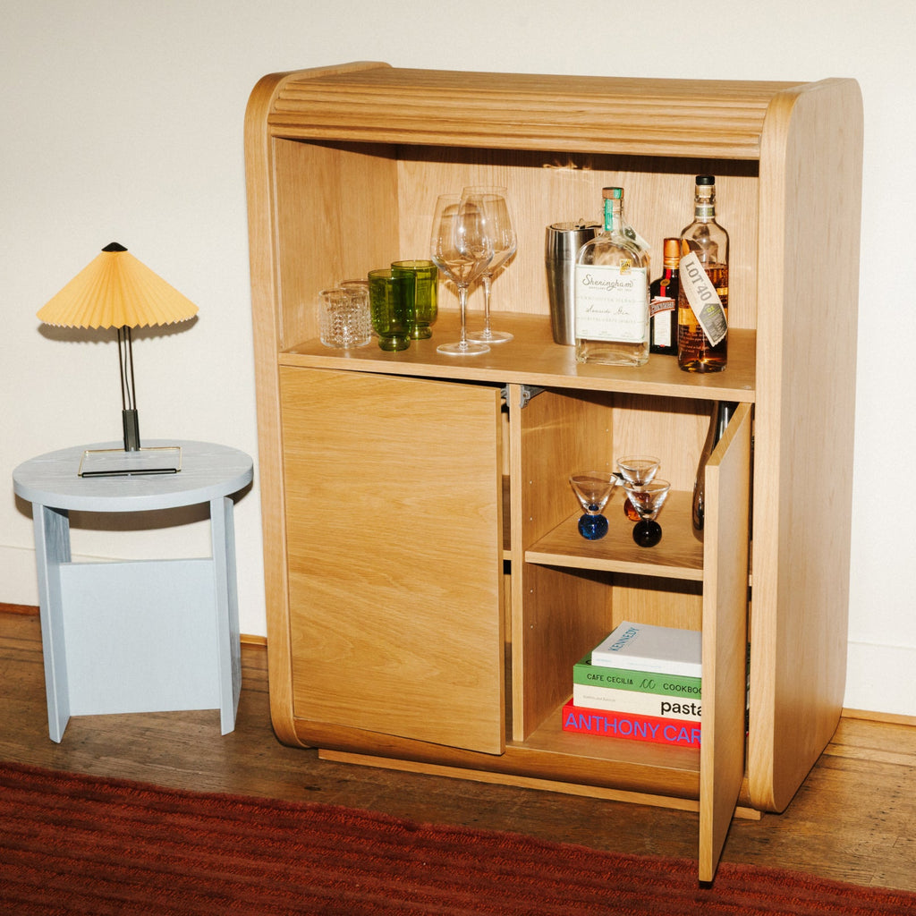 Armoire coulissante, chêne blanc