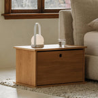 Système de rangement Keep Stacking monobloc fermé en chêne blanc