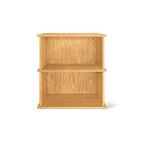 Système de rangement empilable Keep Stacking 2 pièces, ouvert, chêne blanc