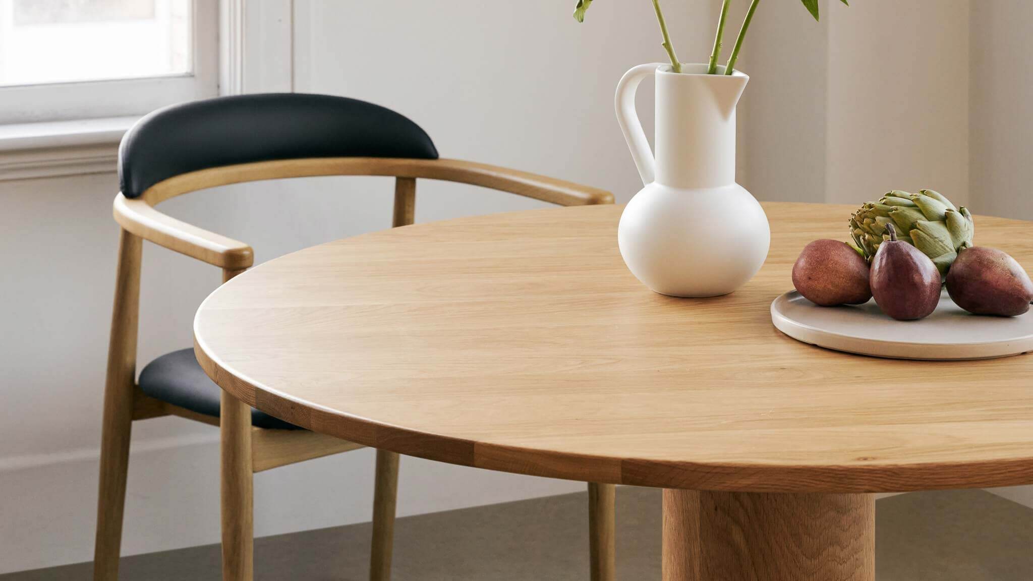 Table de salle à manger Formation, 3-4 couverts, chêne