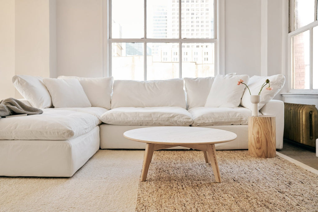 Canapé d'angle modulaire 4 pièces Movie Night™ fermé, standard, couleur avoine